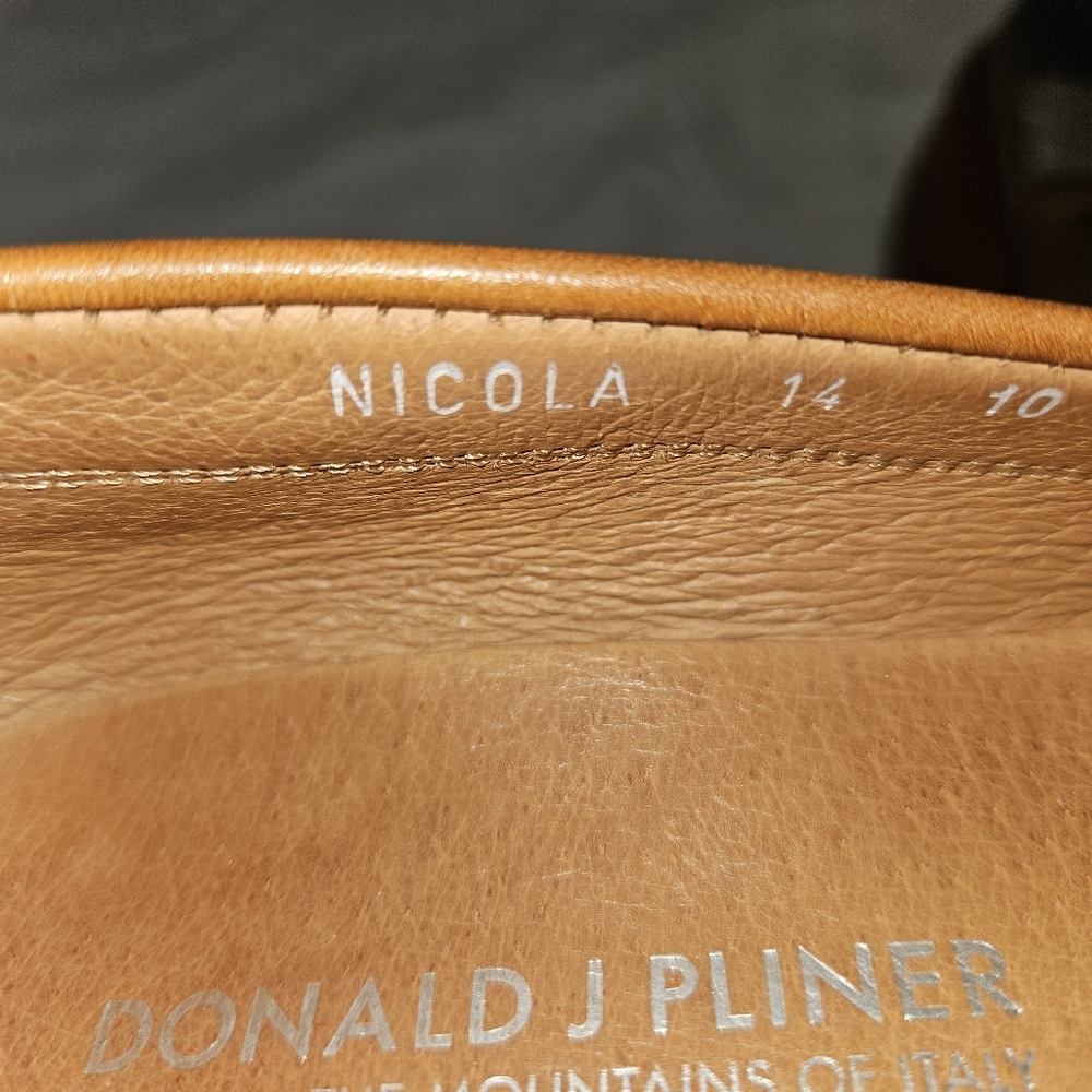 Donald J Pliner Men's Loafers Nicola Men's Size 10 Italian Leather Dress Shoes - Picture 10 of 11